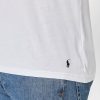 Pack de 2 camisetas Ralph Lauren Essential con cuello en V para hombre, color blanco Pack de 2 camisetas Ralph Lauren Essential con cuello en V para hombre, color blanco