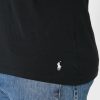 Pack de 2 camisetas Ralph Lauren Essential con cuello en V para hombre, color negro Pack de 2 camisetas Ralph Lauren Essential con cuello en V para hombre, color negro