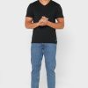 Pack de 2 camisetas Ralph Lauren Essential con cuello en V para hombre, color negro Pack de 2 camisetas Ralph Lauren Essential con cuello en V para hombre, color negro