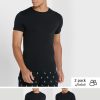 Pack de 2 camisetas Ralph Lauren Essential de cuello redondo para hombre, color negro Pack de 2 camisetas Ralph Lauren Essential de cuello redondo para hombre, color negro
