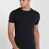 Pack de 2 camisetas Ralph Lauren Essential de cuello redondo para hombre, color negro Pack de 2 camisetas Ralph Lauren Essential de cuello redondo para hombre, color negro