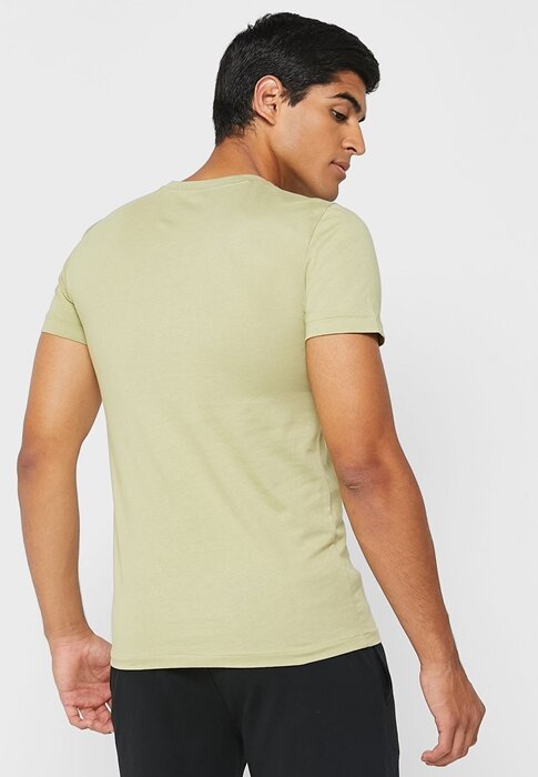 Pack de 3 camisetas de cuello redondo Ralph Lauren para hombre, color verde Pack de 3 camisetas de cuello redondo Ralph Lauren para hombre, color verde