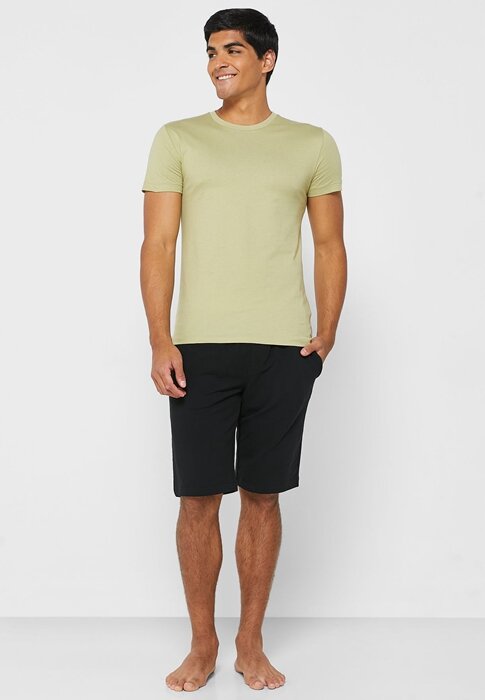 Pack de 3 camisetas de cuello redondo Ralph Lauren para hombre, color verde Pack de 3 camisetas de cuello redondo Ralph Lauren para hombre, color verde