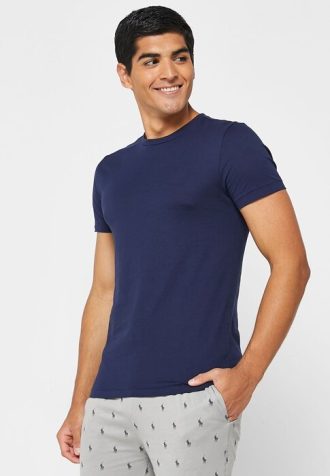pack de 3 camisetas ralph lauren azules de cuello redondo para hombre 2 330x476 - Pack de 3 camisetas Ralph Lauren azules de cuello redondo para hombre