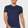 Pack de 3 camisetas Ralph Lauren de cuello redondo para hombre, color azul marino Pack de 3 camisetas Ralph Lauren de cuello redondo para hombre, color azul marino