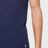 Pack de 3 camisetas Ralph Lauren de cuello redondo para hombre, color azul marino