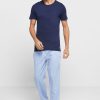 Pack de 3 camisetas Ralph Lauren de cuello redondo para hombre, color azul marino