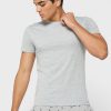 Pack de 3 camisetas Ralph Lauren grises con cuello redondo para hombre Pack de 3 camisetas Ralph Lauren grises con cuello redondo para hombre