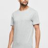 Pack de 3 camisetas Ralph Lauren grises con cuello redondo para hombre Pack de 3 camisetas Ralph Lauren grises con cuello redondo para hombre