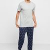 Pack de 3 camisetas Ralph Lauren grises con cuello redondo para hombre Pack de 3 camisetas Ralph Lauren grises con cuello redondo para hombre