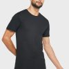 Pack de 3 camisetas Ralph Lauren negras con cuello redondo para hombre Pack de 3 camisetas Ralph Lauren negras con cuello redondo para hombre