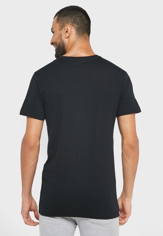 Pack de 3 camisetas Ralph Lauren negras con cuello redondo para hombre Pack de 3 camisetas Ralph Lauren negras con cuello redondo para hombre