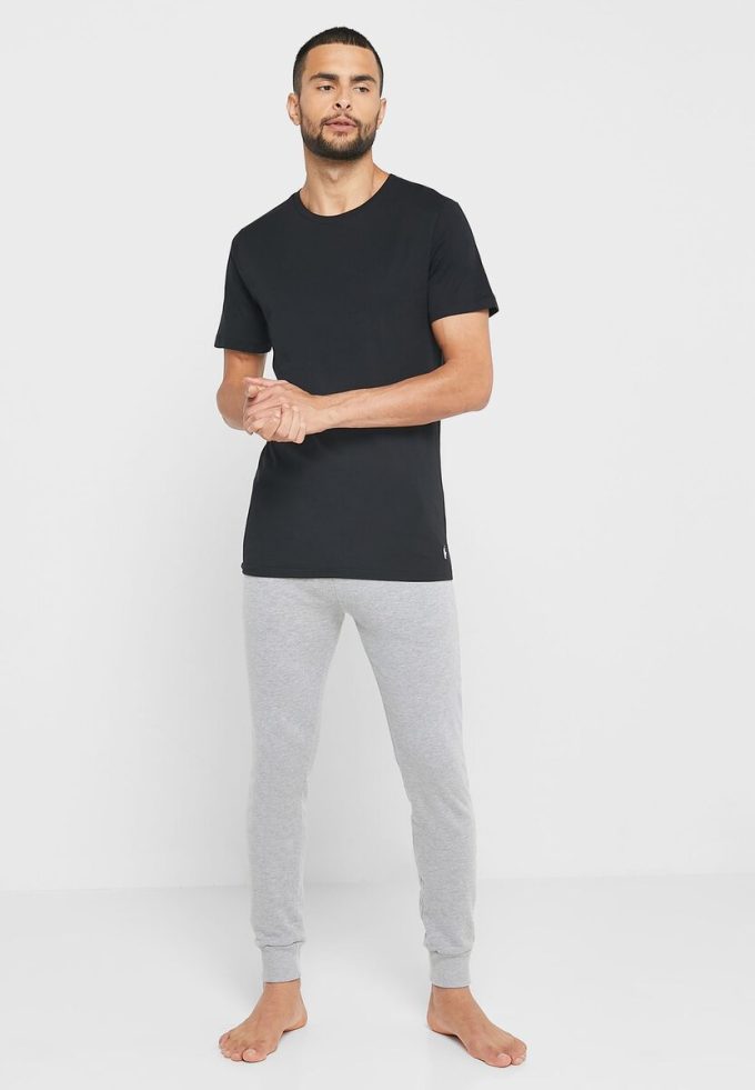 Pack de 3 camisetas Ralph Lauren negras con cuello redondo para hombre Pack de 3 camisetas Ralph Lauren negras con cuello redondo para hombre
