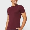 Pack de 3 camisetas Ralph Lauren rojas con cuello redondo para hombre Pack de 3 camisetas Ralph Lauren rojas con cuello redondo para hombre