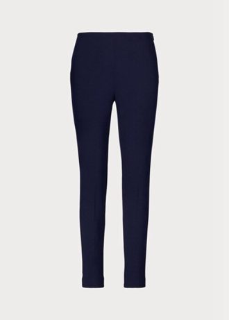 Pantalones ajustados de lana elástica Annie de Ralph Lauren para mujer en color azul marino
