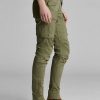 Pantalones cargo ajustados elásticos Ralph Lauren para mujer en color oliva