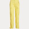 Pantalones cargo tobilleros de sarga ligera Ralph Lauren para mujer, color amarillo Pantalones cargo tobilleros de sarga ligera Ralph Lauren para mujer, color amarillo
