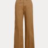 Pantalones chinos anchos Ralph Lauren color caqui para mujer Pantalones chinos anchos Ralph Lauren color caqui para mujer