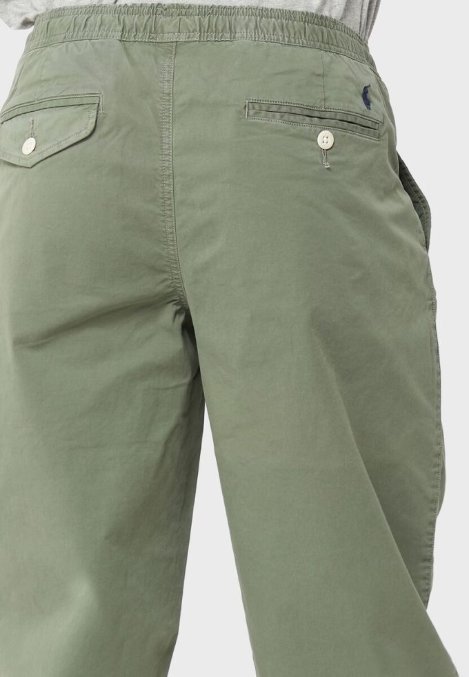 Pantalones chinos de corte holgado con cordón ajustable de Ralph Lauren para hombre, color verde Pantalones chinos de corte holgado con cordón ajustable de Ralph Lauren para hombre, color verde