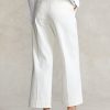 Pantalones chinos de pierna ancha Ralph Lauren blancos para mujer Pantalones chinos de pierna ancha Ralph Lauren blancos para mujer