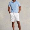 Pantalones cortos blancos con cordón de felpa de Ralph Lauren para hombre