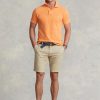 Pantalones cortos chinos ajustados y elásticos de Ralph Lauren para hombre en color caqui Pantalones cortos chinos ajustados y elásticos de Ralph Lauren para hombre en color caqui