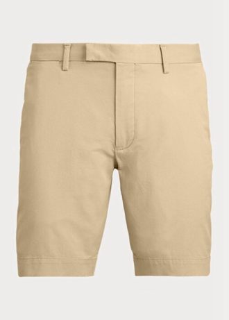 Pantalones cortos chinos ajustados y elásticos de Ralph Lauren para hombre en color caqui Pantalones cortos chinos ajustados y elásticos de Ralph Lauren para hombre en color caqui