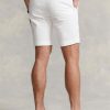 Pantalones cortos chinos ajustados y elásticos Ralph Lauren blancos para hombre