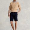 Pantalones cortos chinos ajustados y elásticos Ralph Lauren para hombre en azul marino Pantalones cortos chinos ajustados y elásticos Ralph Lauren para hombre en azul marino