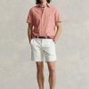 Pantalones cortos chinos de corte recto y elástico Ralph Lauren blancos para hombre Pantalones cortos chinos de corte recto y elástico Ralph Lauren blancos para hombre