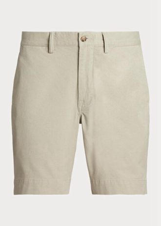 Pantalones cortos chinos de corte recto y elástico Ralph Lauren para hombre en color caqui Pantalones cortos chinos de corte recto y elástico Ralph Lauren para hombre en color caqui