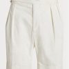Pantalones cortos chinos elásticos a medida Ralph Lauren blancos para hombre Pantalones cortos chinos elásticos a medida Ralph Lauren blancos para hombre
