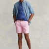 Pantalones cortos chinos rectos elásticos Ralph Lauren de color rosa para hombre