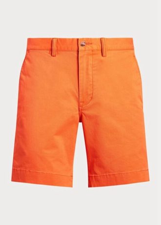 Pantalones cortos chinos rectos y elásticos Ralph Lauren para hombre en color naranja Pantalones cortos chinos rectos y elásticos Ralph Lauren para hombre en color naranja