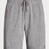 Pantalones cortos con cordón ajustable Ralph Lauren Terry para hombre en gris