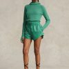Pantalones cortos con cordón ajustable Ripstop de Ralph Lauren para mujer, color verde Pantalones cortos con cordón ajustable Ripstop de Ralph Lauren para mujer, color verde
