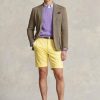 Pantalones cortos de sarga elástica de corte entallado Ralph Lauren amarillos para hombre Pantalones cortos de sarga elástica de corte entallado Ralph Lauren amarillos para hombre