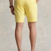 Pantalones cortos de sarga elástica de corte entallado Ralph Lauren amarillos para hombre Pantalones cortos de sarga elástica de corte entallado Ralph Lauren amarillos para hombre