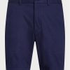 Pantalones cortos de sarga elástica de corte entallado Ralph Lauren para hombre en azul marino