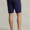 Pantalones cortos de sarga elástica de corte entallado Ralph Lauren para hombre en azul marino