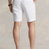 Pantalones cortos de sarga elástica de corte entallado Ralph Lauren para hombre en blanco