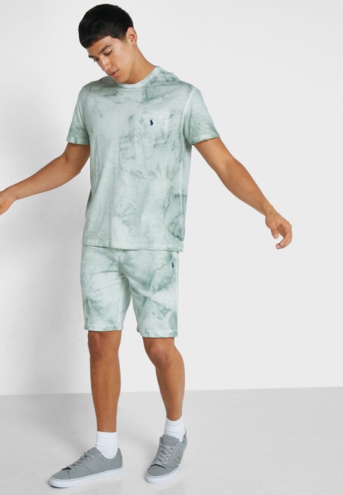 Pantalones cortos estampados Ralph Lauren verdes para hombre