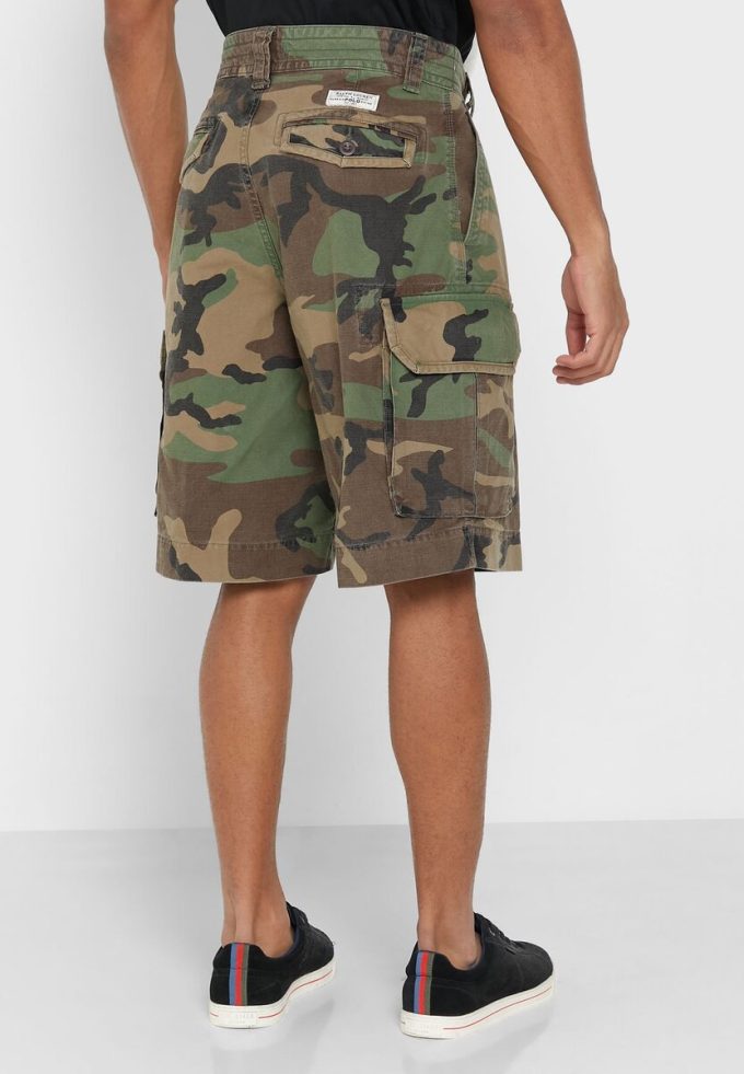 Pantalones cortos estampados Ralph Lauren verdes para hombre Pantalones cortos estampados Ralph Lauren verdes para hombre