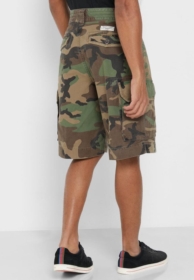 Pantalones cortos estampados Ralph Lauren verdes para hombre Pantalones cortos estampados Ralph Lauren verdes para hombre