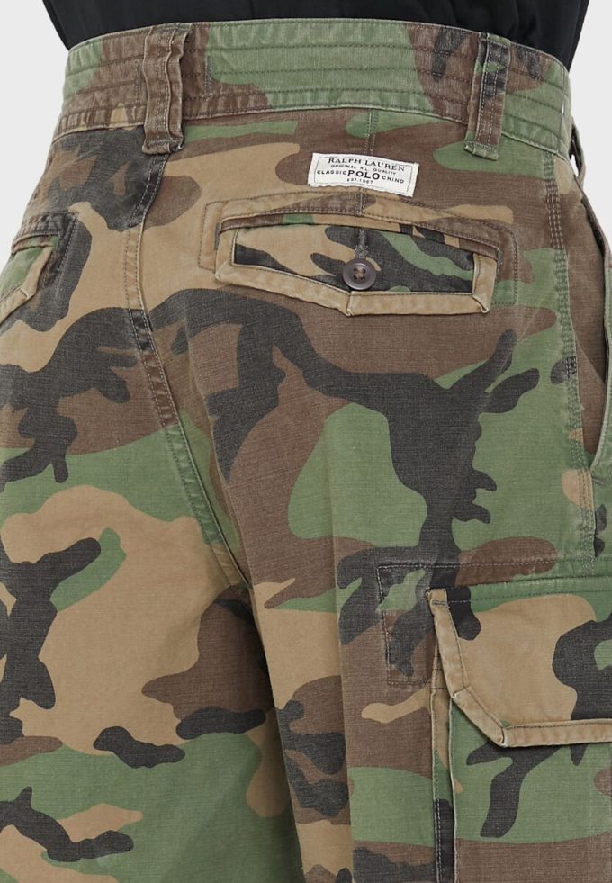 Pantalones cortos estampados Ralph Lauren verdes para hombre Pantalones cortos estampados Ralph Lauren verdes para hombre