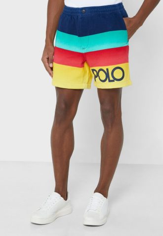 Pantalones cortos multicolores Ralph Lauren con bloques de color para hombre