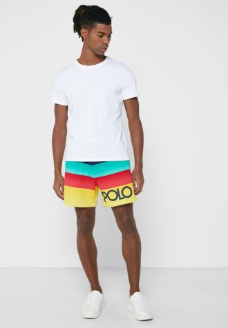 Pantalones cortos multicolores Ralph Lauren con bloques de color para hombre