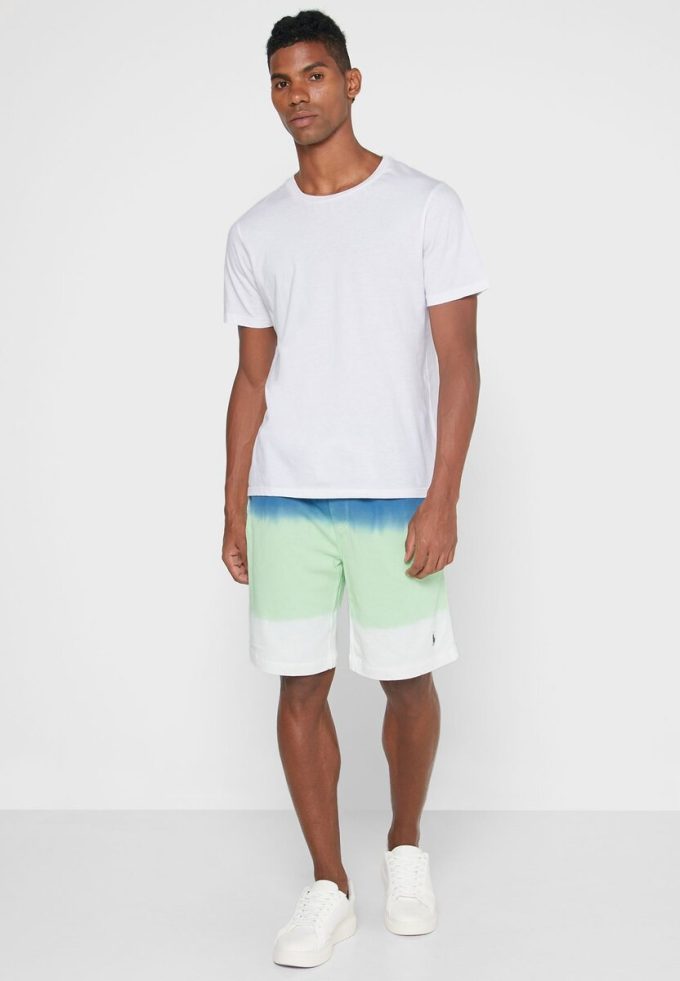 Pantalones cortos multicolores Ralph Lauren con efecto teñido para hombre