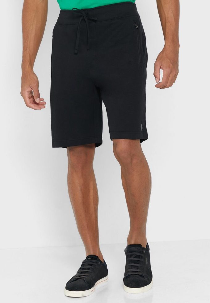 Pantalones cortos negros esenciales Ralph Lauren para hombre Pantalones cortos negros esenciales Ralph Lauren para hombre
