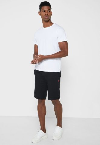 Pantalones cortos negros esenciales Ralph Lauren para hombre